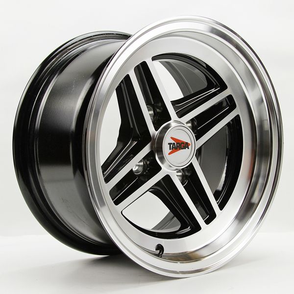 7X13 4X98 ET7 58.5 - TARGA L207 BLACK Nº1965 orecada