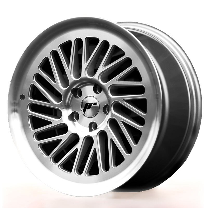 8.5X18 5X112 ET40 73.1 - JAPAN RACING JR27 SILVER Nº1656 orecada