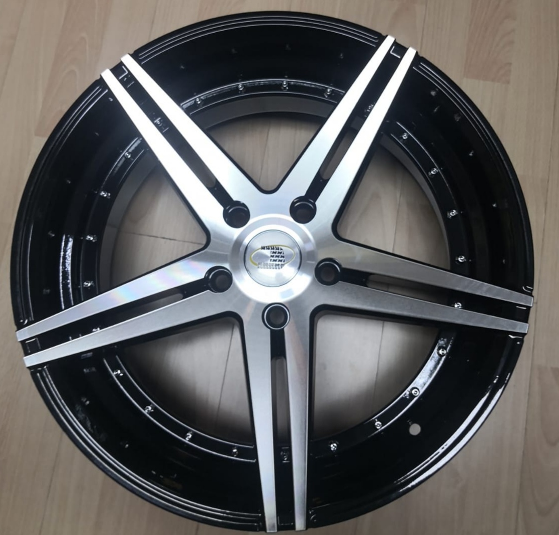 9X18 5X120 ET35 72.6 - ORC043M BLACK MACHINED Nº2574 orecada